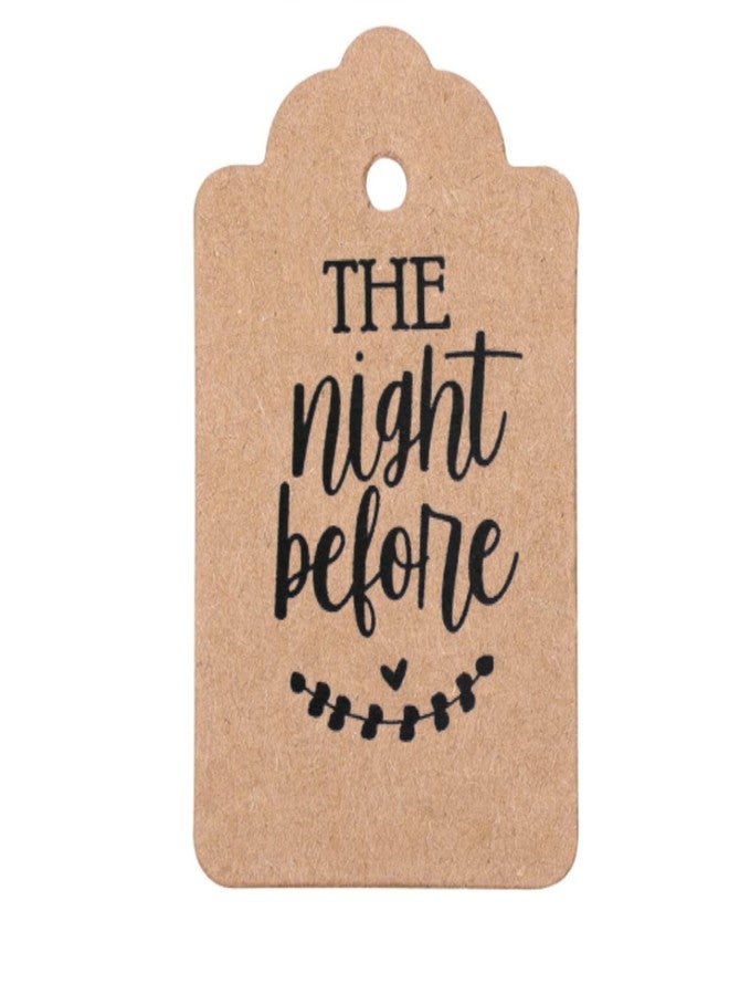 Geloar The Night Before Rehearsal Dinner Wedding Tags, 30 Pack The Night Before Wedding Favor and Silverware Tags in Bulk for Bachelor Bachelorette Rehearsal Dinner (The Night Before) - Image 1